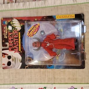 Mephisto w/ Crystal Ball Puppet Master Full Moon Toys 1998, RARE RED VARIANT